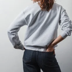 Femme M05 Sweats|Sweats-Merci - Sweat Gothique Non Merci - Gris