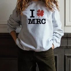 Femme M05 Sweats|Sweats-Merci - Sweat I ❤️ MRC - Gris
