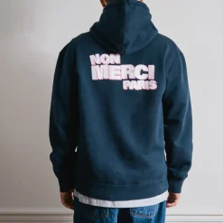 Femme BS01 Sweats|Sweats-Merci - Sweat Non Merci - Marine