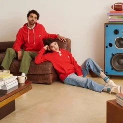 Homme MJ01 Sweats-Merci - Sweat Robin - Rouge