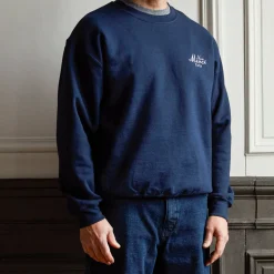 Femme Merci Sweats|Sweats-- Sweat unisexe Non "Rive Gauche" - Marine