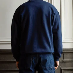 Femme Merci Sweats|Sweats-- Sweat unisexe Non "Rive Gauche" - Marine