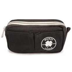 2104 VJ SOURCING Trousses|Écriture-Merci - Trousse en canvas Weekender - Noir