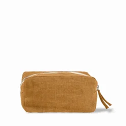 200 LINTEX Trousses|Écriture-Merci - Trousse en lin lavé - Jaune Asahi