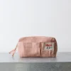 200 LINTEX Trousses|Écriture-Merci - Trousse en lin lavé - Rose d'Argile