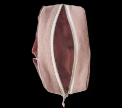 200 LINTEX Trousses|Écriture-Merci - Trousse en lin lavé - Rose d'Argile