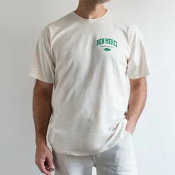 Femme M05 T-shirts|T-shirts-Merci - T-Shirt College Non Merci - Vert