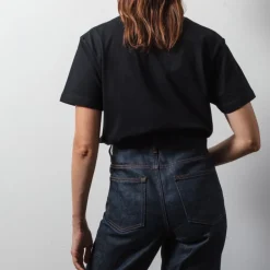 Femme M05 T-shirts|T-shirts-Merci - T-Shirt Gothique Non Merci - Noir