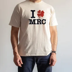 Femme M05 T-shirts|T-shirts-Merci - T-Shirt I ❤️ MRC - Écru