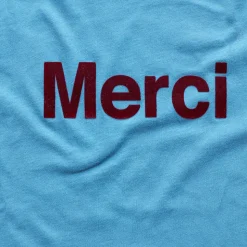 Femme MERCI T-shirts-- T-shirt logo - Bleu