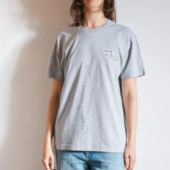 Femme BS01 T-shirts|T-shirts-Merci - T-Shirt Non Merci - Gris