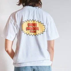 Femme BS01 T-shirts|T-shirts-Merci - T-Shirt Non Merci Beavies - Blanc