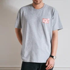 Femme BS01 L'esprit Merci|T-shirts-Merci - T-Shirt Non Merci College - Gris