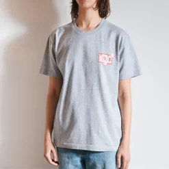 Femme BS01 L'esprit Merci|T-shirts-Merci - T-Shirt Non Merci College - Gris