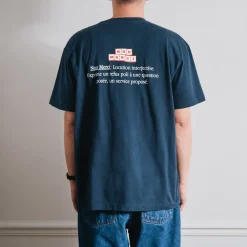 Femme BS01 T-shirts|T-shirts-Merci - T-Shirt Non Merci Definition - Marine