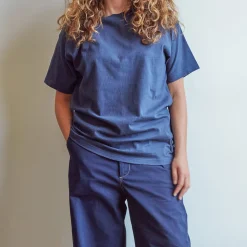 Femme H02 T-shirts|T-shirts-Merci - T-shirt unisexe - Marine