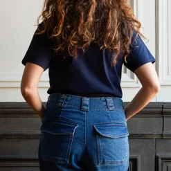 Femme Merci T-shirts|T-shirts-- T-Shirt unisexe Non "Rive Gauche" - Marine