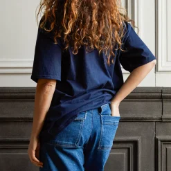 Femme Merci T-shirts|T-shirts-- T-Shirt unisexe Non "Rive Droite" - Marine