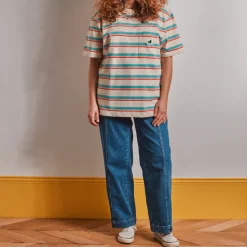 Homme MJ01 T-shirts-Merci - T-Shirt Vadim Stripes - Rose