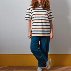 Homme MJ01 T-shirts-Merci - T-Shirt Vadim Stripes - Crème