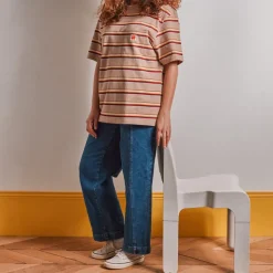 Homme MJ01 T-shirts-Merci - T-Shirt Vadim Stripes - Moka