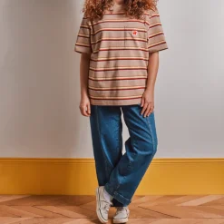 Homme MJ01 T-shirts-Merci - T-Shirt Vadim Stripes - Moka