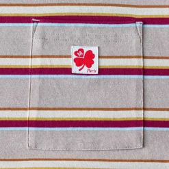 Homme MJ01 T-shirts-Merci - T-Shirt Vadim Stripes - Moka