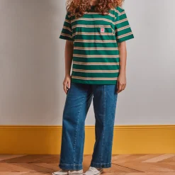 Homme MJ01 T-shirts-Merci - T-Shirt Vadim Stripes - Vert