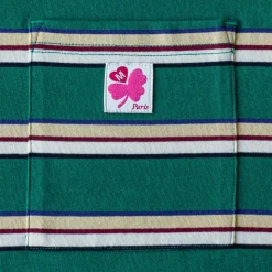 Homme MJ01 T-shirts-Merci - T-Shirt Vadim Stripes - Vert