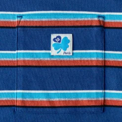 Homme MJ01 T-shirts-Merci - T-Shirt Vadim Stripes - Marine