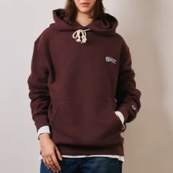 Femme CHAMPION L'esprit Merci|Sweats-Merci x - Sweat à Capuche - Marron