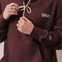 Femme CHAMPION L'esprit Merci|Sweats-Merci x - Sweat à Capuche - Marron