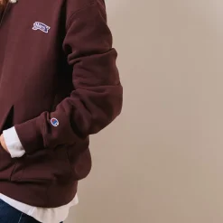 Femme CHAMPION L'esprit Merci|Sweats-Merci x - Sweat à Capuche - Marron