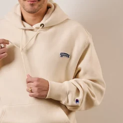 Femme CHAMPION L'esprit Merci|Sweats-Merci x - Sweat à Capuche - Beige