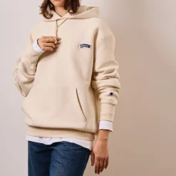 Femme CHAMPION L'esprit Merci|Sweats-Merci x - Sweat à Capuche - Beige