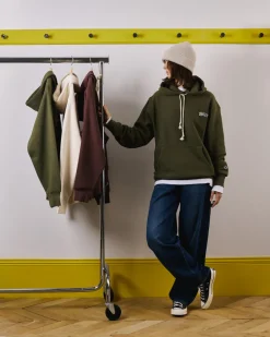 Femme CHAMPION L'esprit Merci|Sweats-Merci x - Sweat à Capuche - Olive