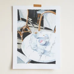 2202 IMPRIM AD HOC Affiches-Merci x Ján Teplan - Affiche Sunny Cafe