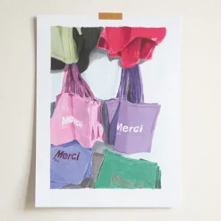 2202 IMPRIM AD HOC Affiches-Merci x Ján Teplan - Affiche Merci Totebag