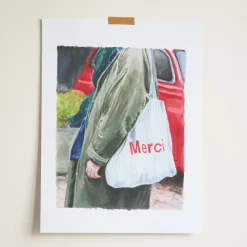 2202 IMPRIM AD HOC Affiches-Merci x Ján Teplan - Affiche Unknow Silhouette