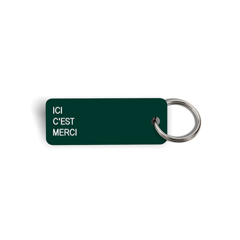 Femme Various Keytags Les Accessoires Merci|Porte Clés-Merci x - Porte-clé "Ici C'est Merci" -