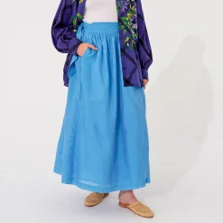 Femme Mii Collection Jupes-- Jupe Marie-Agnes - Bleu