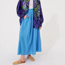 Femme Mii Collection Jupes-- Jupe Marie-Agnes - Bleu