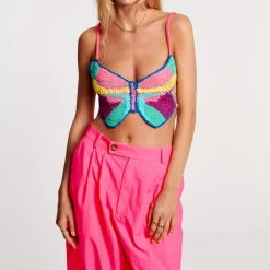 Femme Mira Mikati T-shirts-- Top Papillon -