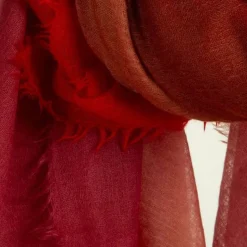 Femme Mirror in the Sky Foulards & Echarpes-- Echarpe Semi Shaw - Rouge