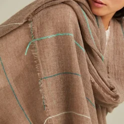 Femme Mirror in the Sky Foulards & Echarpes-- Echarpe Baby Shaw - Café