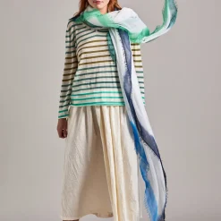 Femme MIRROR IN THE SKY Foulards & Echarpes-- Foulard Souffle - Blues