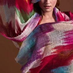 Femme MIRROR IN THE SKY Foulards & Echarpes-- Foulard St Tropez - Blues