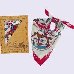 Femme Mister Freedom Foulards & Echarpes|Foulards & Echarpes-- Bandana Ranch - Rouge