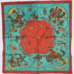 Femme Mister Freedom Foulards & Echarpes|Foulards & Echarpes-- Bandana Ranch - Turquoise