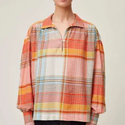 Femme MOISMONT Chemises-- Chemise Madurai - Rouge Poppy